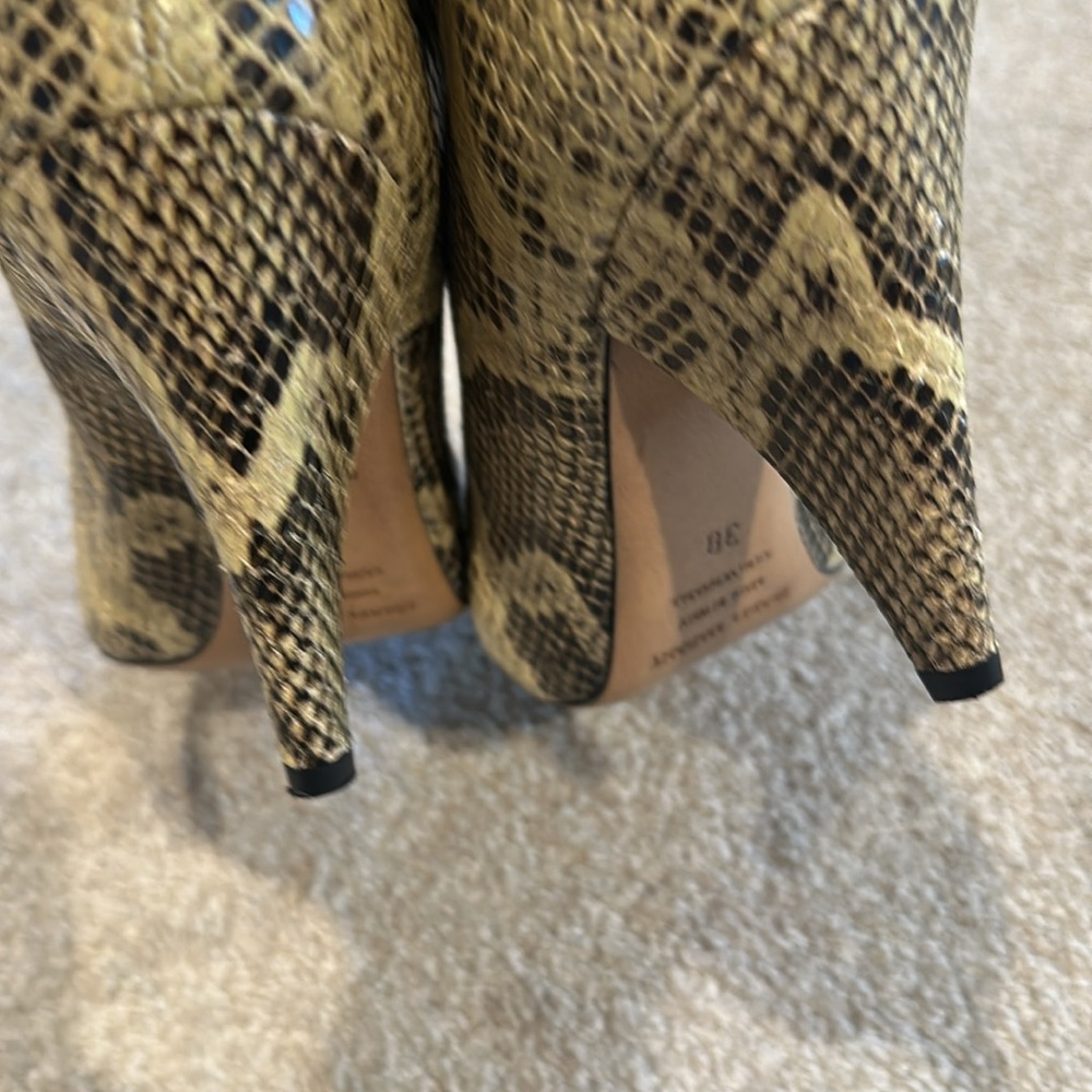 Isabel Marant Snakeskin Ankle Boots - Picture 5 of 6